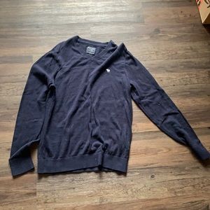 Navy crew neck